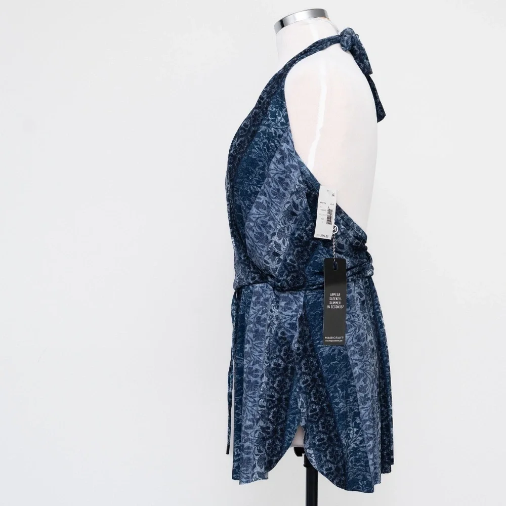 Magicsuit | Ellie Via‎ Roma Halter V-Neck Swim Dress